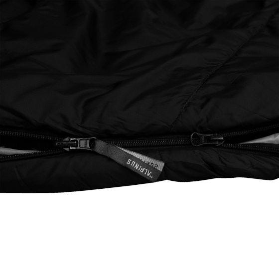 Alpinus Survival 1100 (Left) Sleeping Bag Black