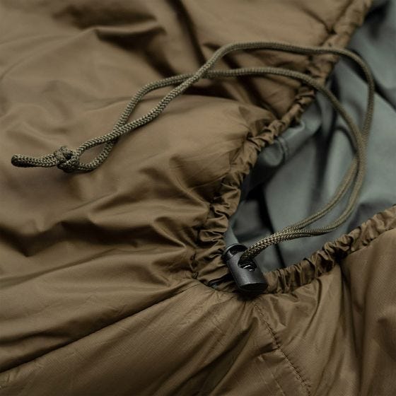 Alpinus Survival 1300 (Right) Sleeping Bag Green