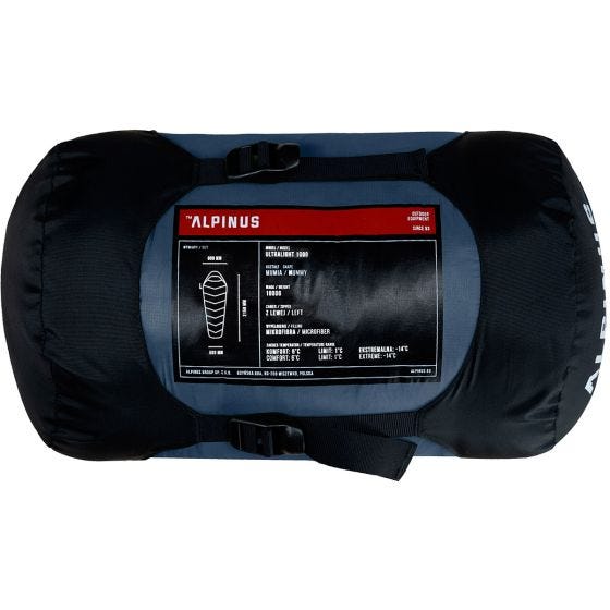 Alpinus Ultralight 1000 (Right) Sleeping Bag Blue