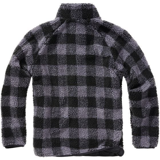 Brandit Teddyfleece Jacket Black/Grey