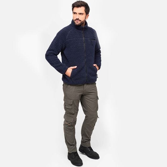 Brandit Teddyfleece Jacket Navy