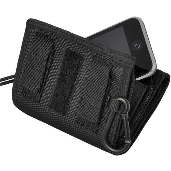 Civilian iWallet 2-in-1 Wallet and Phone-Case Black