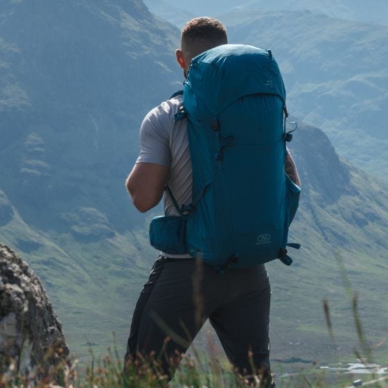 Highlander Men's Ben Nevis Rucksack 52L Grey