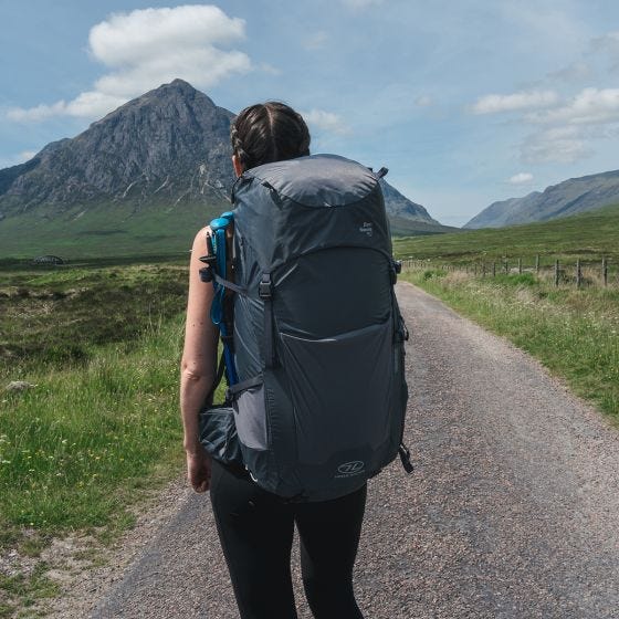 Highlander Women's Ben Nevis Rucksack 52L Grey