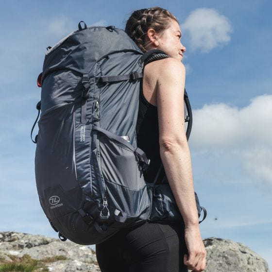 Highlander Women's Ben Nevis Rucksack 52L Grey