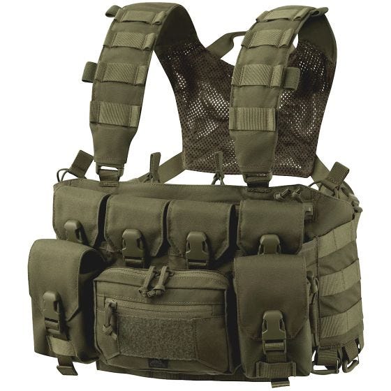 Helikon Guardian Recce Chest Rig Olive Green