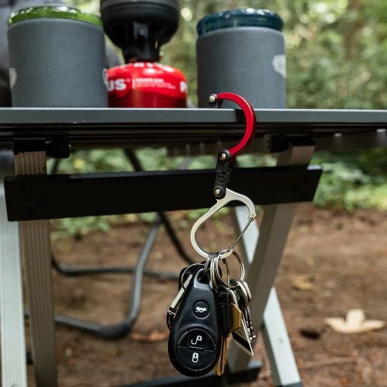 Heroclip Mini Gear Clip Hot Rod Red