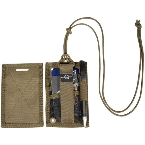 Pentagon ID Card Holder Coyote