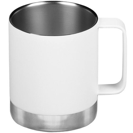 Klean Kanteen 355ml Insulated Camp Mug w/Tumbler Lid Matte White