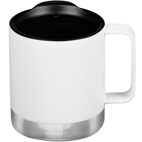 Klean Kanteen 355ml Insulated Camp Mug w/Tumbler Lid Matte White