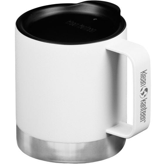 Klean Kanteen 355ml Insulated Camp Mug w/Tumbler Lid Matte White