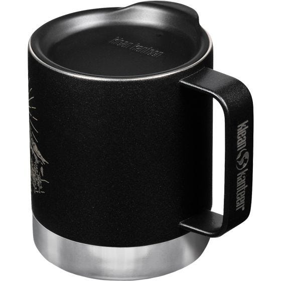 Klean Kanteen 355ml Insulated Camp Mug w/Tumbler Lid Mountain-Black