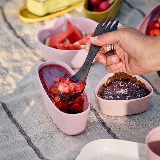 Light My Fire Spork Original Bio 2 Pack Cocoa/Cream