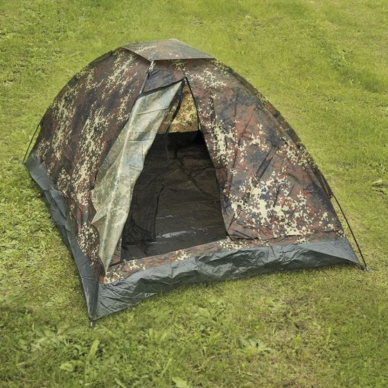 Mil-Tec Two Men Tent Iglu Standard Flecktarn
