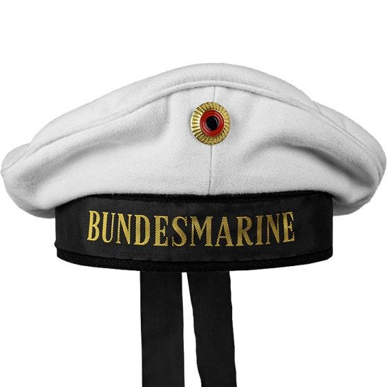 Mil-Tec BM Navy Hat with Insignia White