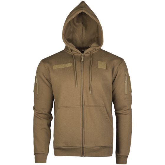 Mil-Tec Tactical Zipped Hoodie Dark Coyote