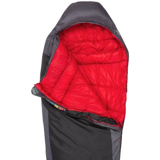 Highlander Serenity 350 Mummy Sleeping Bag Charcoal