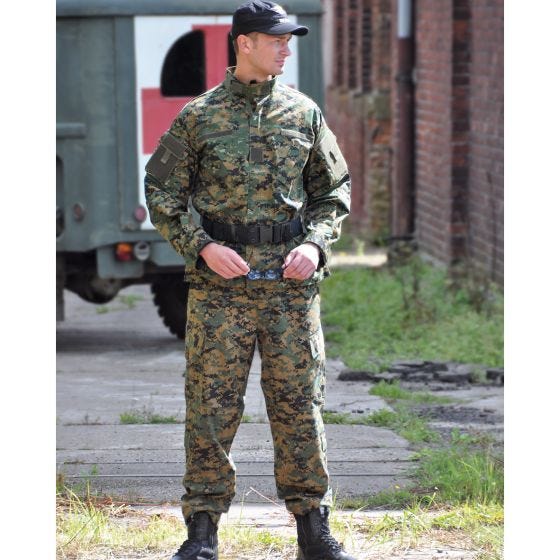 Teesar ACU Ripstop Shirt Digital Woodland