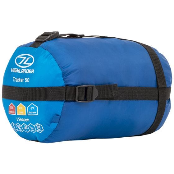 Highlander Trekker 50 Mummy Sleeping Bag Blue