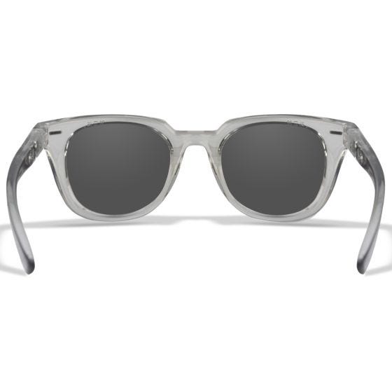Wiley X WX Ultra Glasses - Captivate Polarized Grey Lenses / Gloss Crystal Light Grey Frame