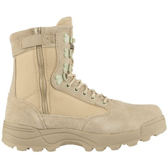 Brandit Tactical Side Zip Boots Camel