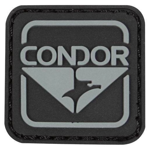 Condor Emblem PVC Patch Black/Gray