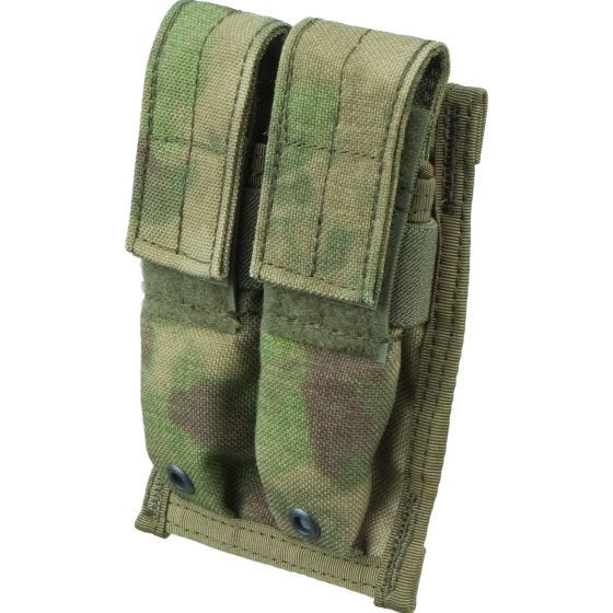 Flyye Double 9mm Magazine Pouch MOLLE A-TACS FG