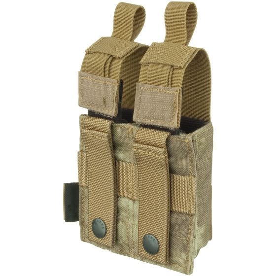 Flyye Double 9mm Pistol Magazine Pouch Ver. HP MOLLE A-TACS AU