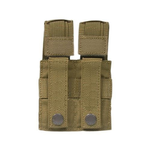Flyye Double .45 Pistol Magazine Pouch MOLLE Coyote Brown