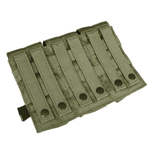 Flyye Triple M4/M16 Magazine Pouch MOLLE Ranger Green