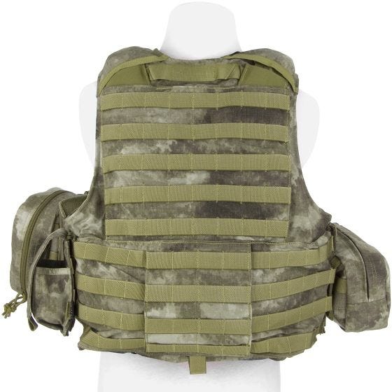 Flyye Force Recon Vest with Pouch Set ver. Mar A-TACS AU