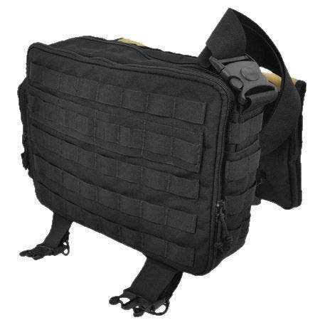 Hazard 4 Sherman Laptop Messenger Brief Black