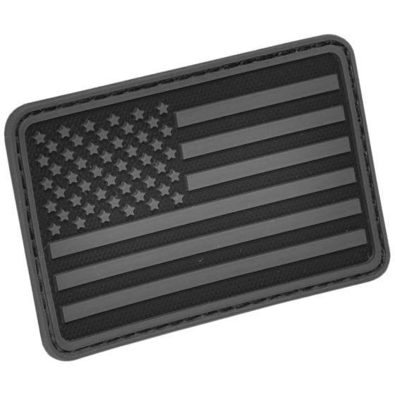 Hazard 4 USA Flag Left Arm Morale Patch Black