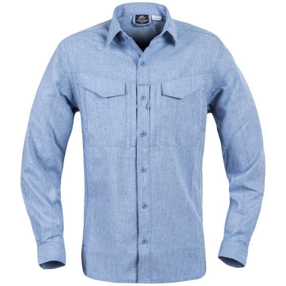 Helikon Defender Mk2 Gentleman Long Sleeve Shirt Melange Light Blue