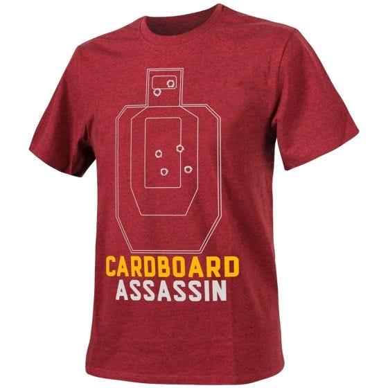 Helikon Cardboard Assassin T-shirt Melange Red