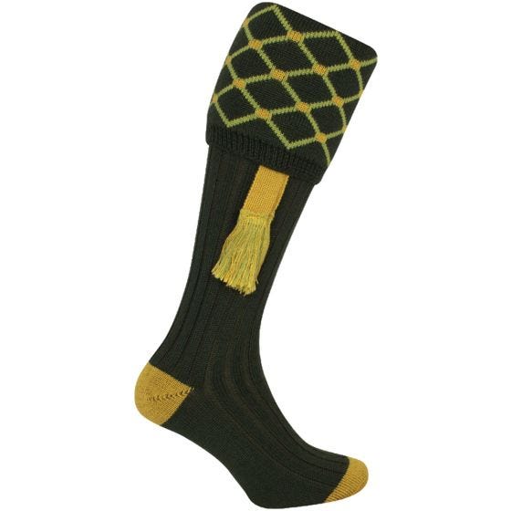 Jack Pyke Diamond Shooting Socks Green