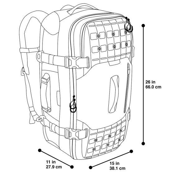 Maxpedition Ironstorm Adventure Travel Bag Gray