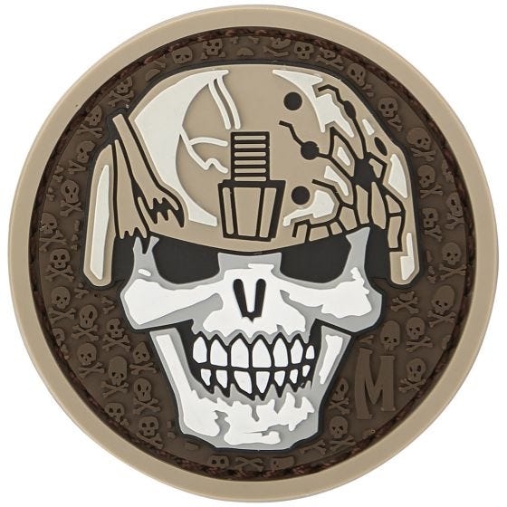 Maxpedition Soldier Skull (Arid) Morale Patch