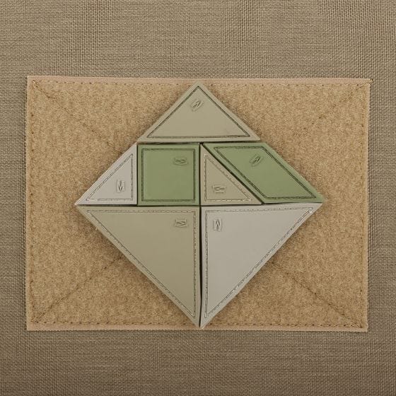 Maxpedition Tangram 7-Piece (Arid) Morale Patch