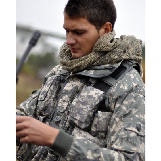 Mil-Tec Net Scarf White