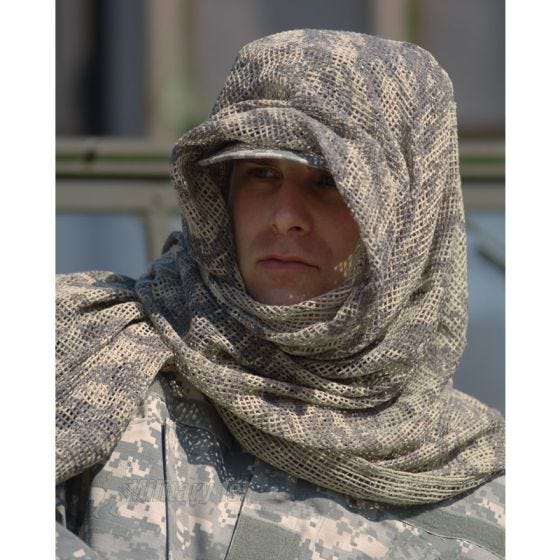 Mil-Tec Net Scarf White