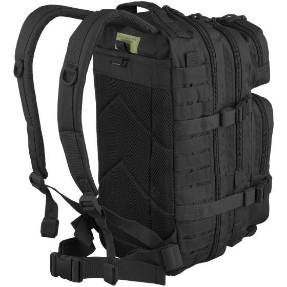 Mil-Tec US Assault Pack Small Laser Cut Black