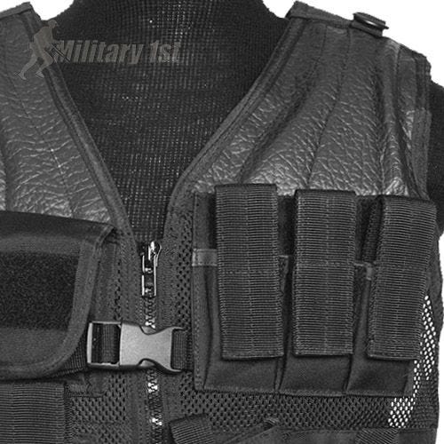 Mil-Tec USMC Tactical Vest Black