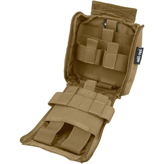 Mil-Tec Individual First Aid Kit Laser Cut Pouch Dark Coyote