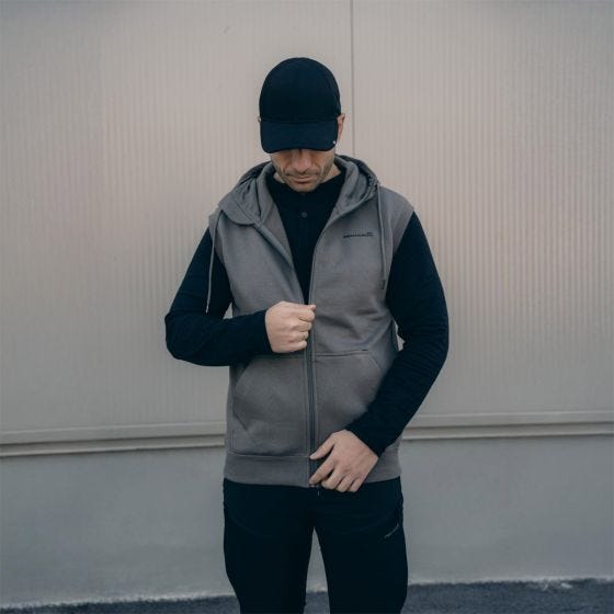 Pentagon Thespis Sweater Vest Wolf Grey
