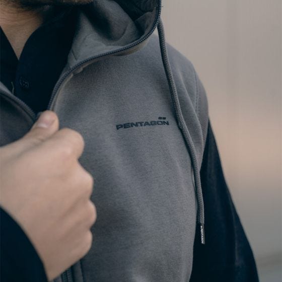 Pentagon Thespis Sweater Vest Wolf Grey