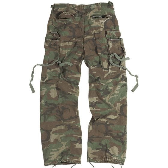 Surplus Vintage Fatigues Trousers Woodland