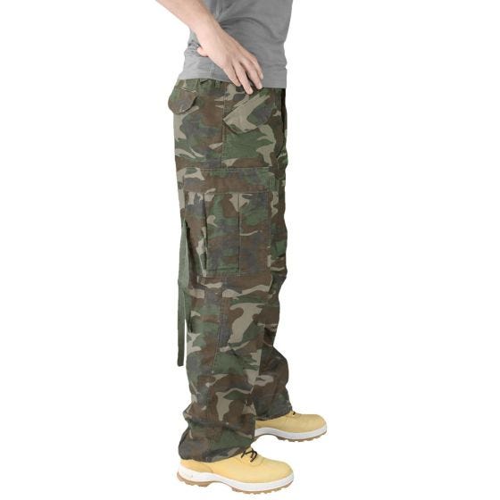 Surplus Vintage Fatigues Trousers Woodland
